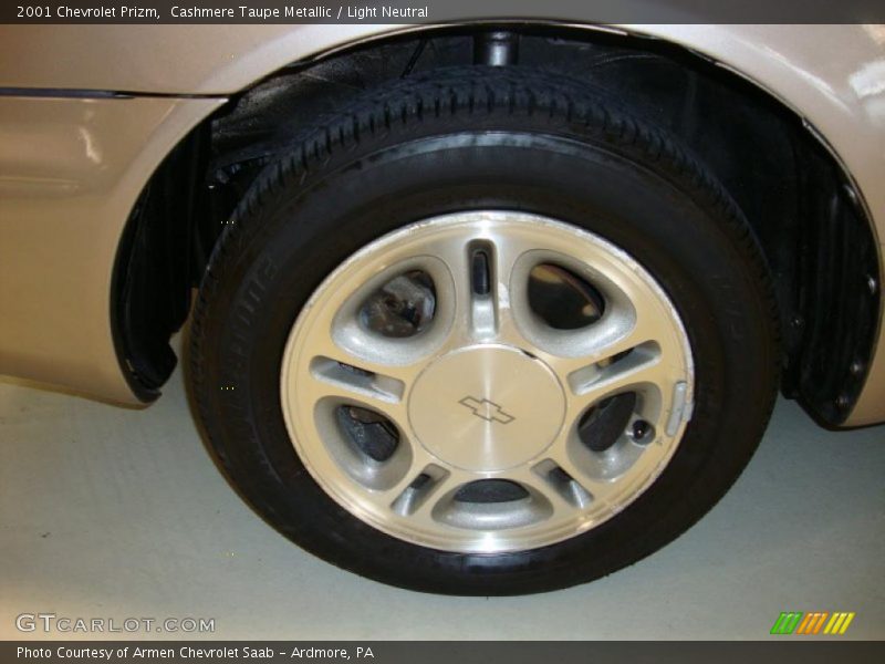 Cashmere Taupe Metallic / Light Neutral 2001 Chevrolet Prizm