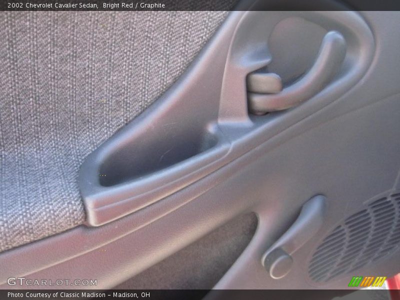 Bright Red / Graphite 2002 Chevrolet Cavalier Sedan
