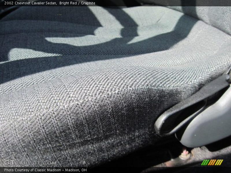 Bright Red / Graphite 2002 Chevrolet Cavalier Sedan