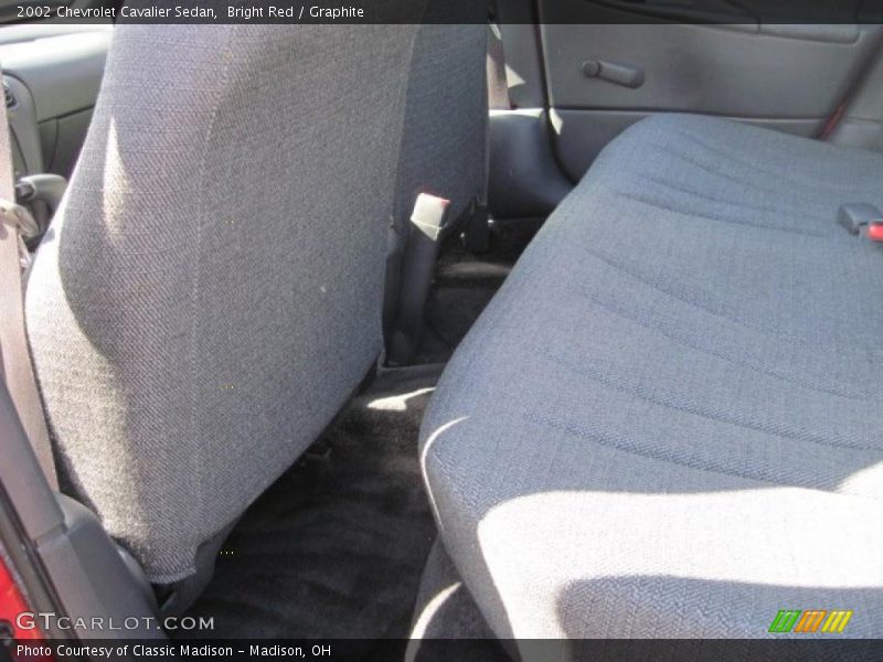 Bright Red / Graphite 2002 Chevrolet Cavalier Sedan