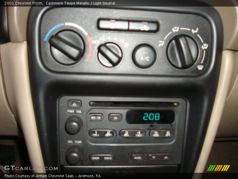 Cashmere Taupe Metallic / Light Neutral 2001 Chevrolet Prizm