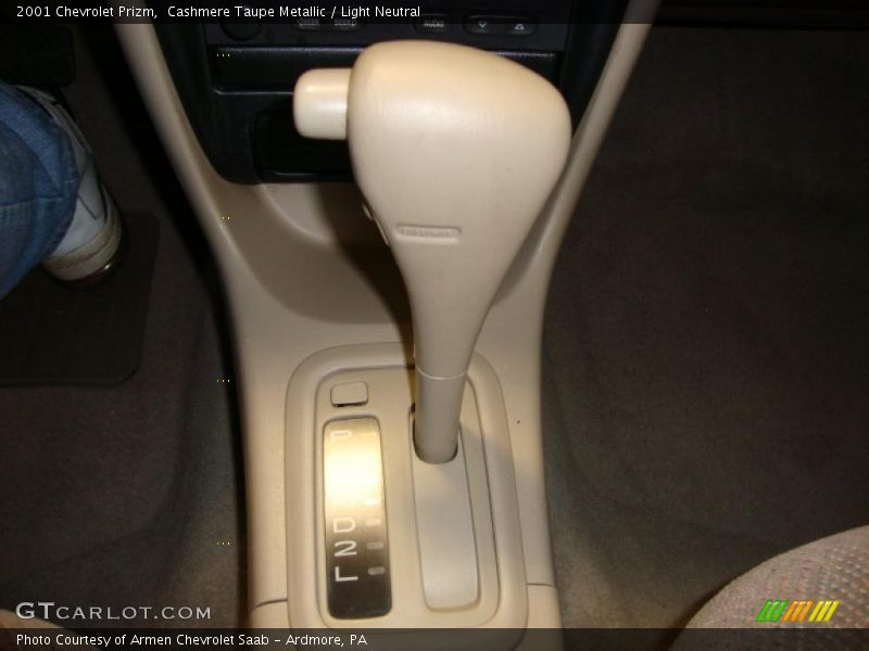 Cashmere Taupe Metallic / Light Neutral 2001 Chevrolet Prizm