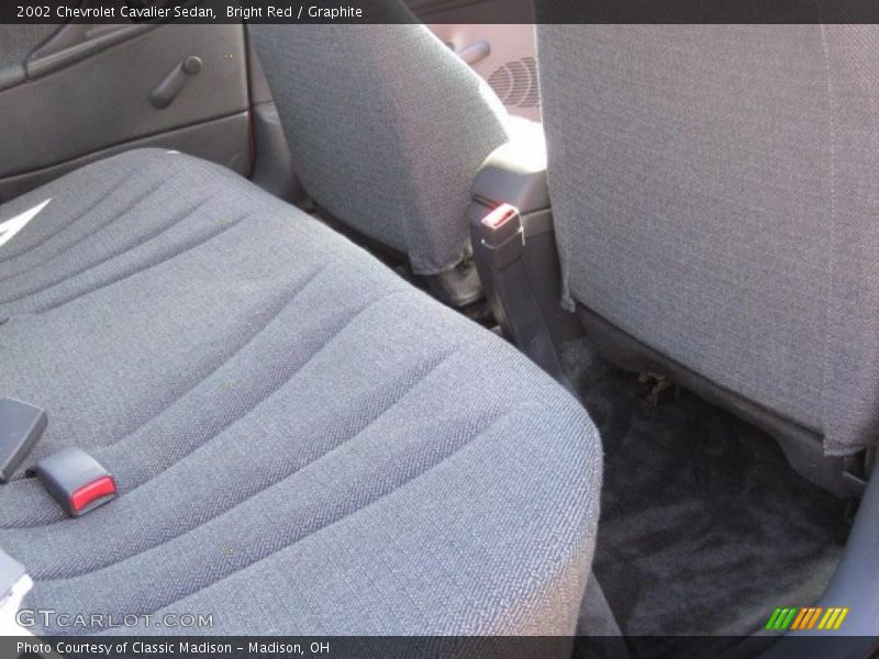 Bright Red / Graphite 2002 Chevrolet Cavalier Sedan