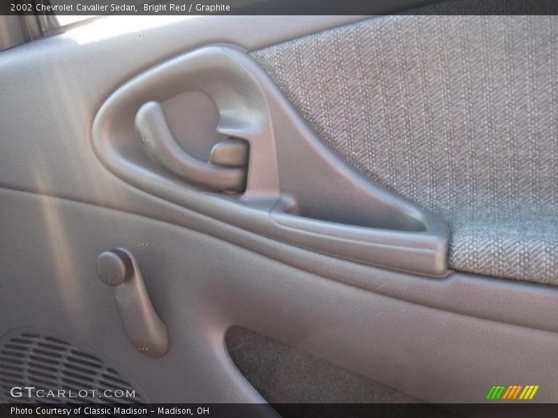 Bright Red / Graphite 2002 Chevrolet Cavalier Sedan