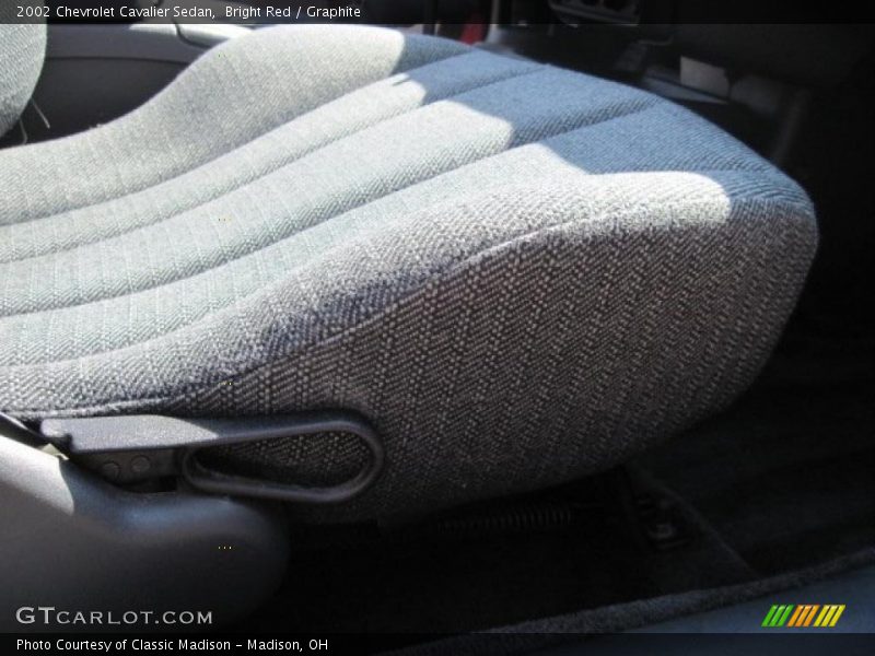 Bright Red / Graphite 2002 Chevrolet Cavalier Sedan