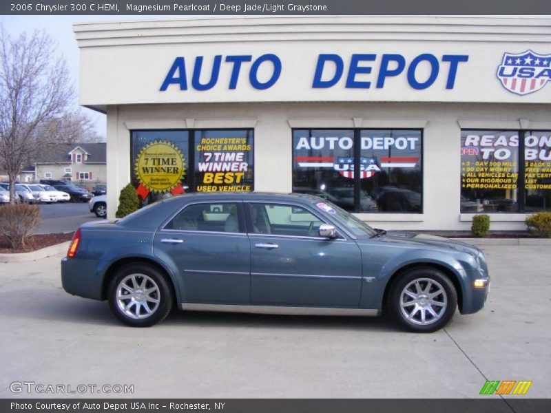 Magnesium Pearlcoat / Deep Jade/Light Graystone 2006 Chrysler 300 C HEMI