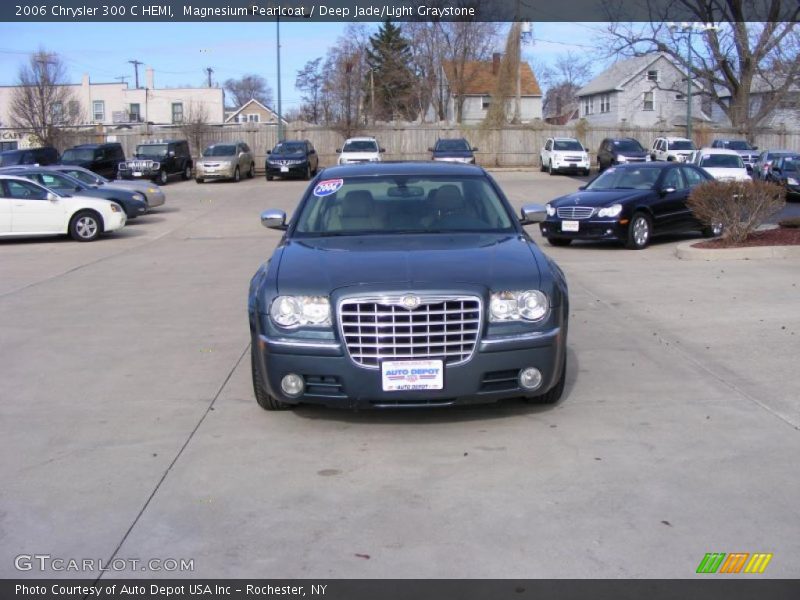 Magnesium Pearlcoat / Deep Jade/Light Graystone 2006 Chrysler 300 C HEMI