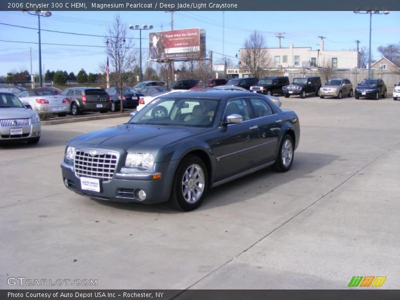 Magnesium Pearlcoat / Deep Jade/Light Graystone 2006 Chrysler 300 C HEMI