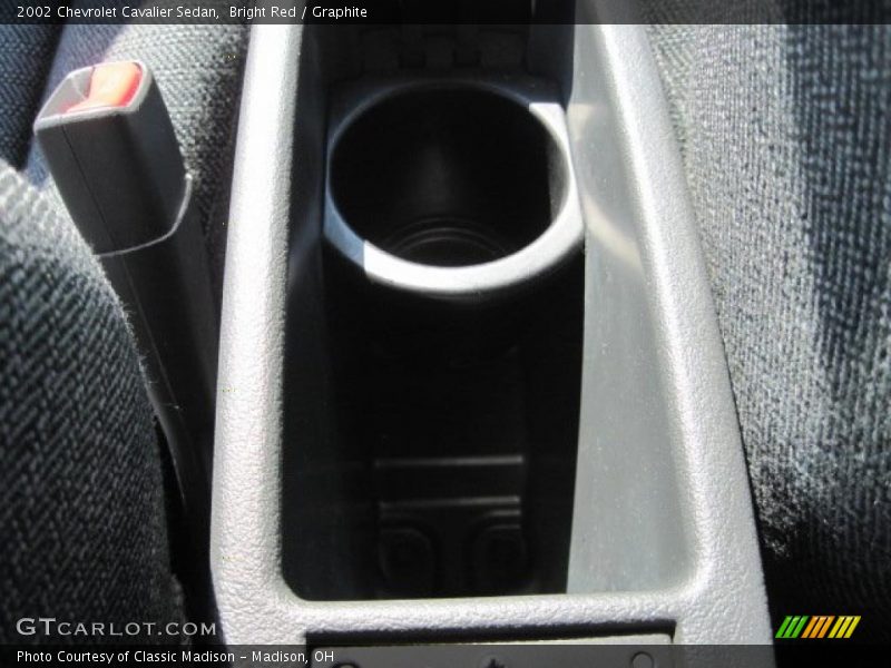 Bright Red / Graphite 2002 Chevrolet Cavalier Sedan