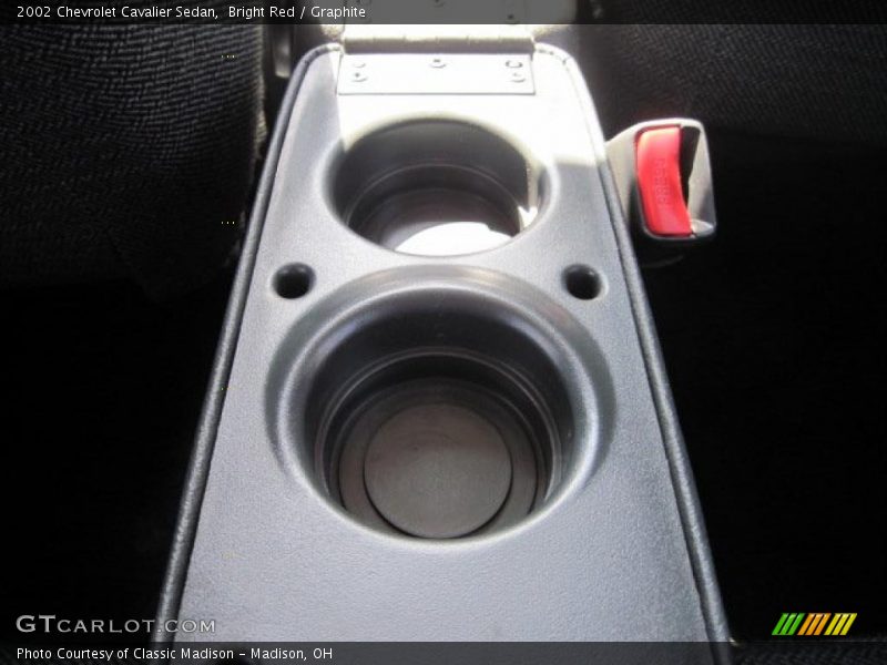 Bright Red / Graphite 2002 Chevrolet Cavalier Sedan