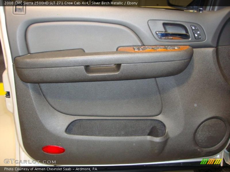 Silver Birch Metallic / Ebony 2008 GMC Sierra 2500HD SLT Z71 Crew Cab 4x4