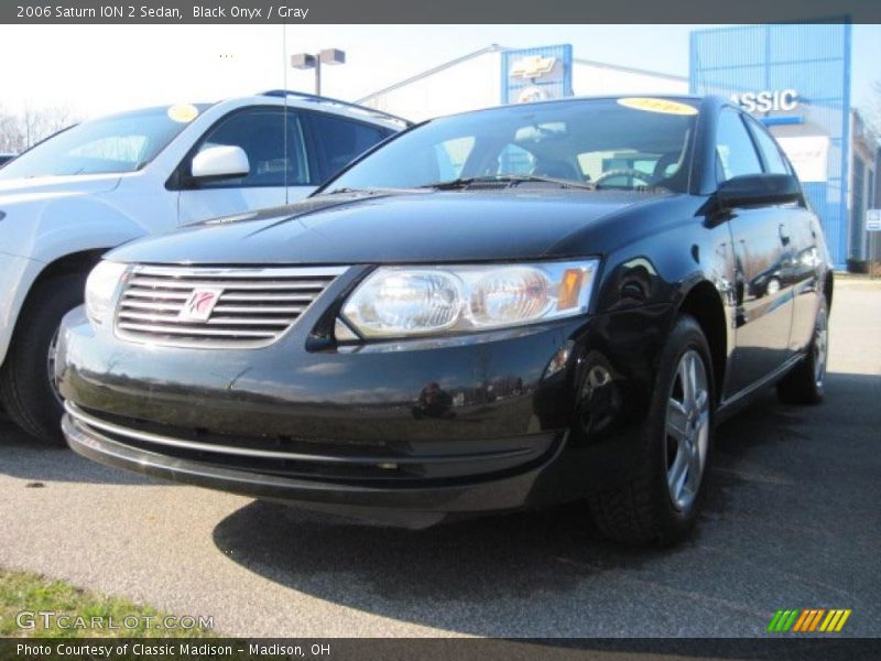 Black Onyx / Gray 2006 Saturn ION 2 Sedan