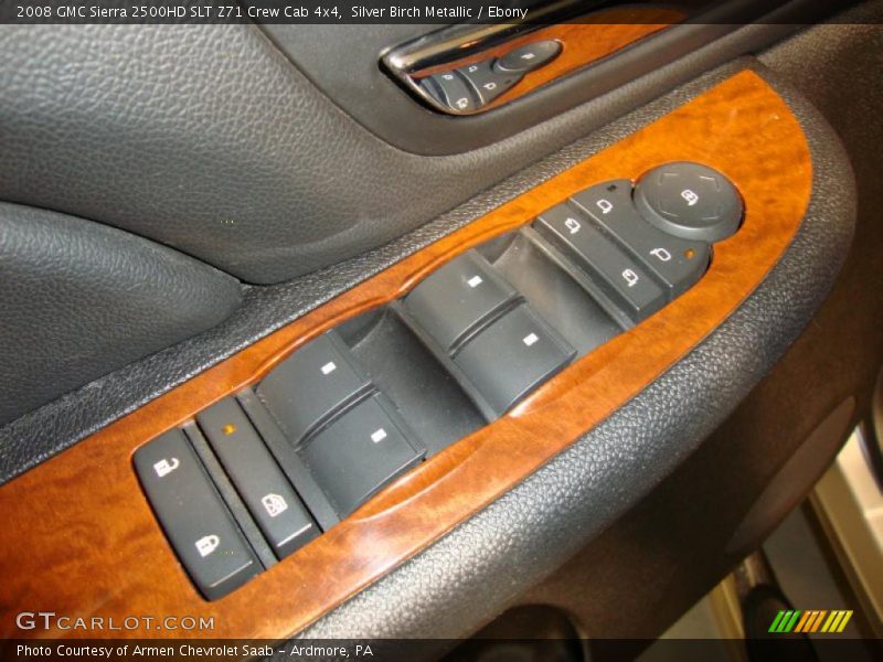 Silver Birch Metallic / Ebony 2008 GMC Sierra 2500HD SLT Z71 Crew Cab 4x4