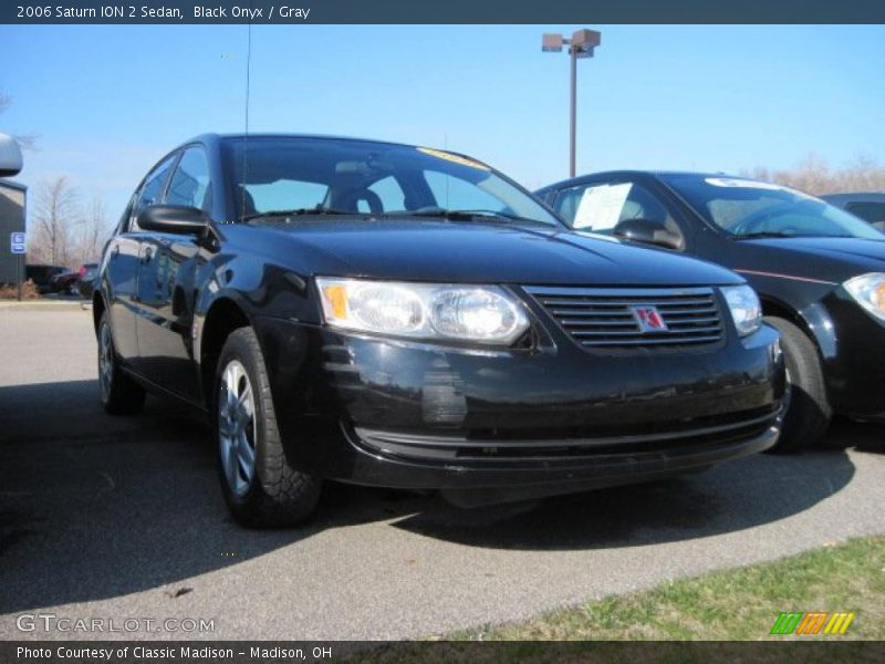 Black Onyx / Gray 2006 Saturn ION 2 Sedan