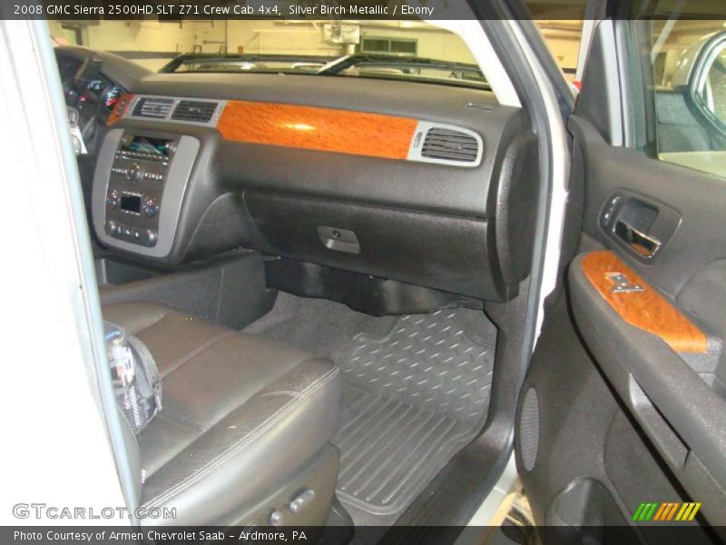 Silver Birch Metallic / Ebony 2008 GMC Sierra 2500HD SLT Z71 Crew Cab 4x4