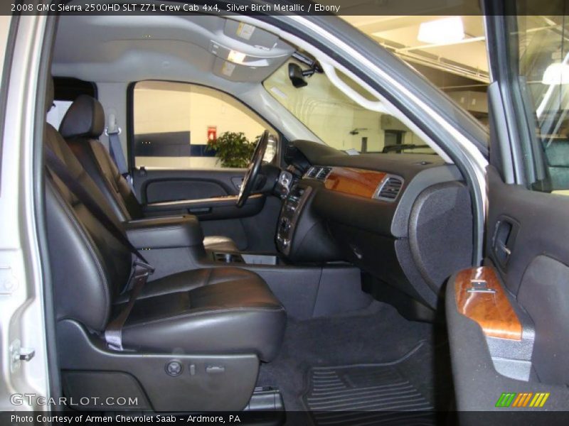 Silver Birch Metallic / Ebony 2008 GMC Sierra 2500HD SLT Z71 Crew Cab 4x4