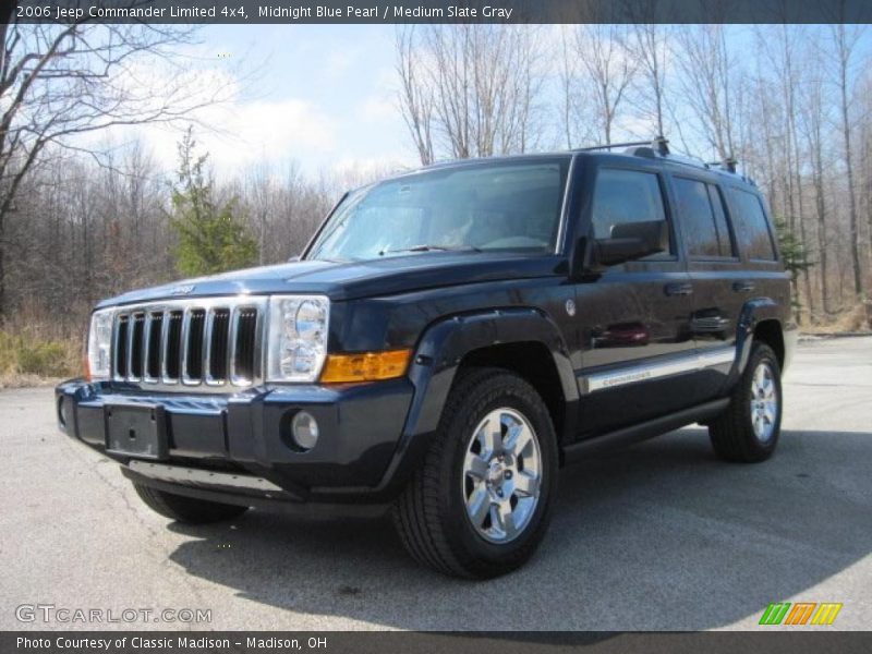 Midnight Blue Pearl / Medium Slate Gray 2006 Jeep Commander Limited 4x4