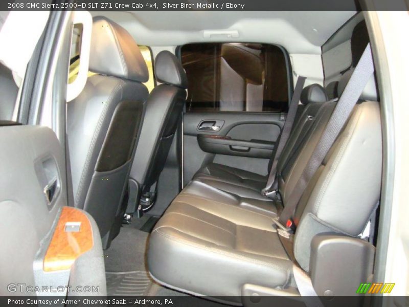 Silver Birch Metallic / Ebony 2008 GMC Sierra 2500HD SLT Z71 Crew Cab 4x4