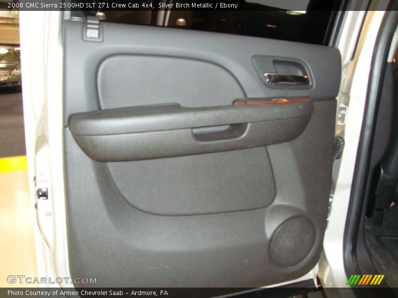 Silver Birch Metallic / Ebony 2008 GMC Sierra 2500HD SLT Z71 Crew Cab 4x4