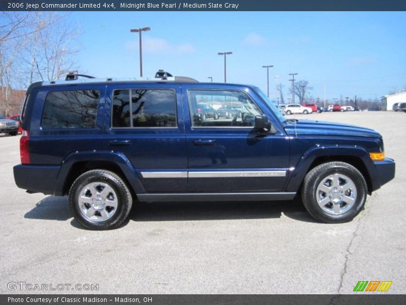 Midnight Blue Pearl / Medium Slate Gray 2006 Jeep Commander Limited 4x4