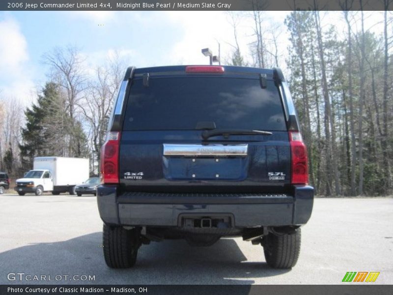 Midnight Blue Pearl / Medium Slate Gray 2006 Jeep Commander Limited 4x4