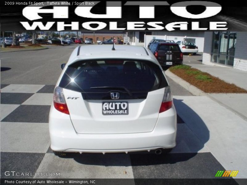 Taffeta White / Sport Black 2009 Honda Fit Sport
