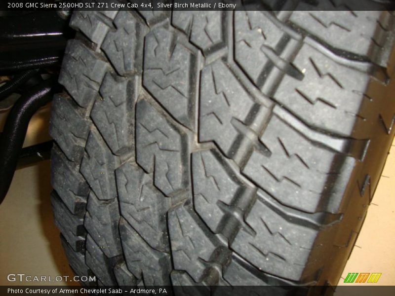 Silver Birch Metallic / Ebony 2008 GMC Sierra 2500HD SLT Z71 Crew Cab 4x4