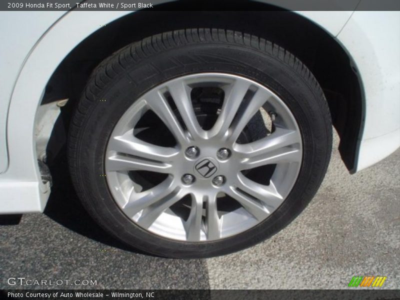 Taffeta White / Sport Black 2009 Honda Fit Sport