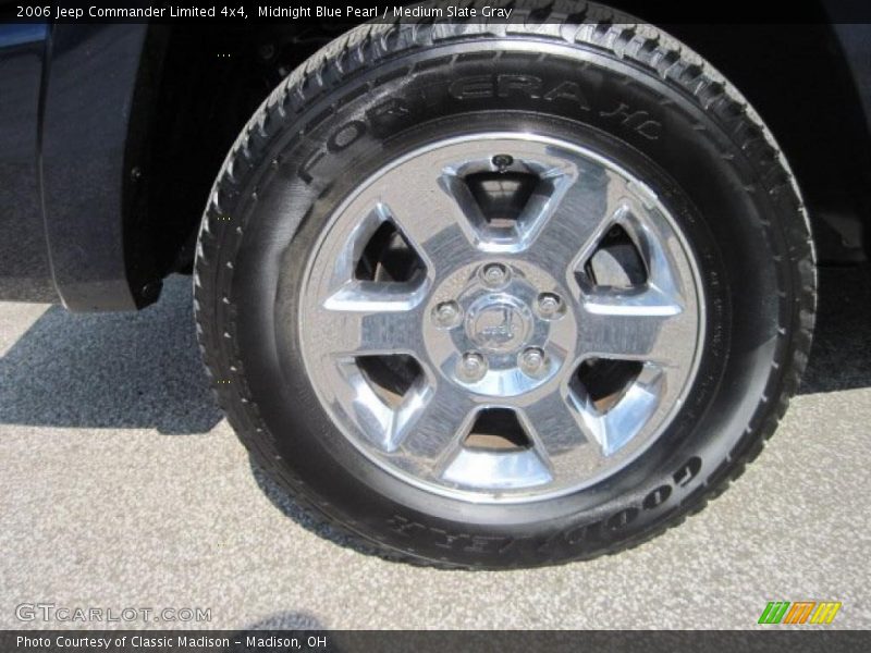 Midnight Blue Pearl / Medium Slate Gray 2006 Jeep Commander Limited 4x4