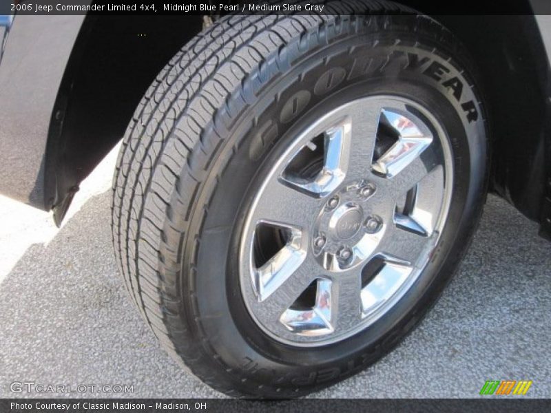 Midnight Blue Pearl / Medium Slate Gray 2006 Jeep Commander Limited 4x4