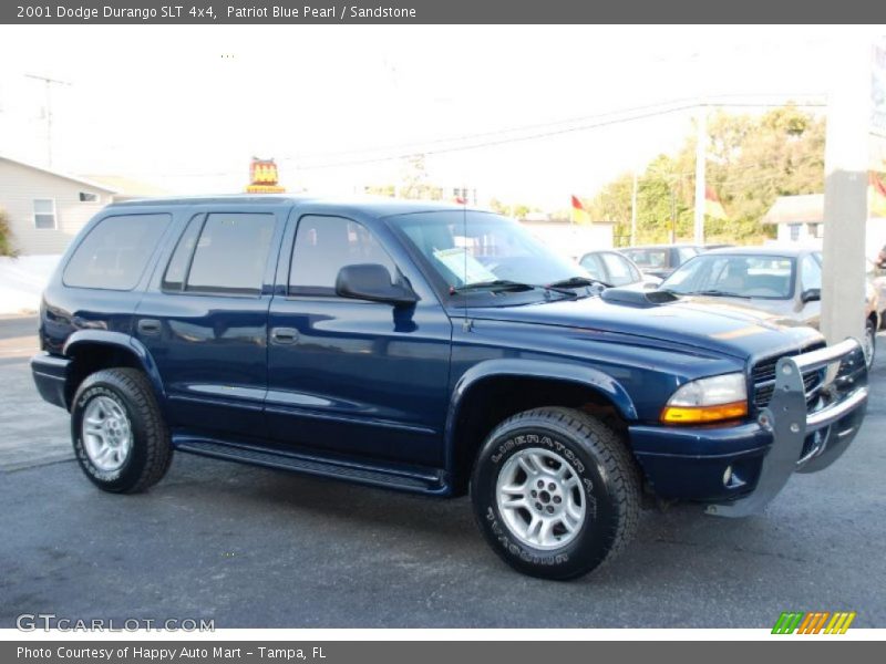 Patriot Blue Pearl / Sandstone 2001 Dodge Durango SLT 4x4