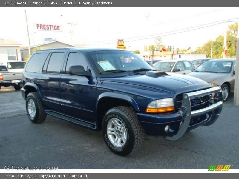 Patriot Blue Pearl / Sandstone 2001 Dodge Durango SLT 4x4