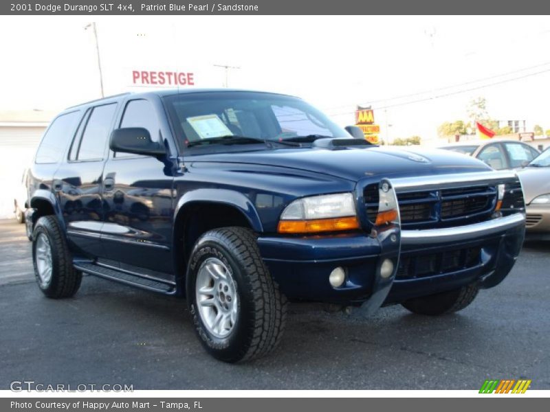 Patriot Blue Pearl / Sandstone 2001 Dodge Durango SLT 4x4