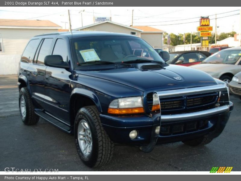 Patriot Blue Pearl / Sandstone 2001 Dodge Durango SLT 4x4
