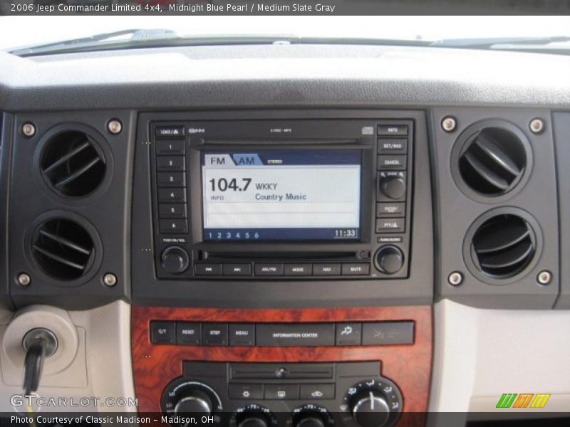 Midnight Blue Pearl / Medium Slate Gray 2006 Jeep Commander Limited 4x4