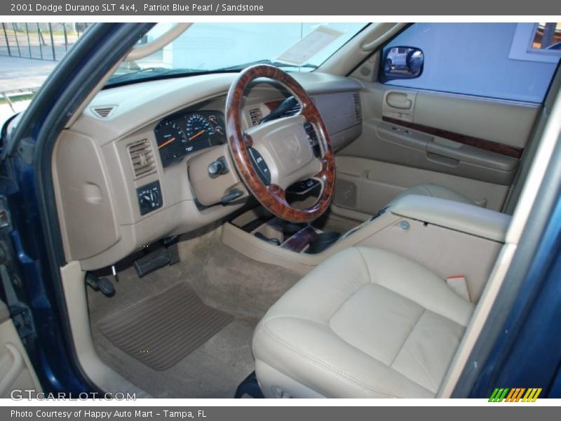 Patriot Blue Pearl / Sandstone 2001 Dodge Durango SLT 4x4