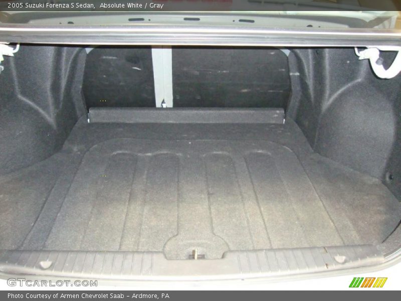 Absolute White / Gray 2005 Suzuki Forenza S Sedan