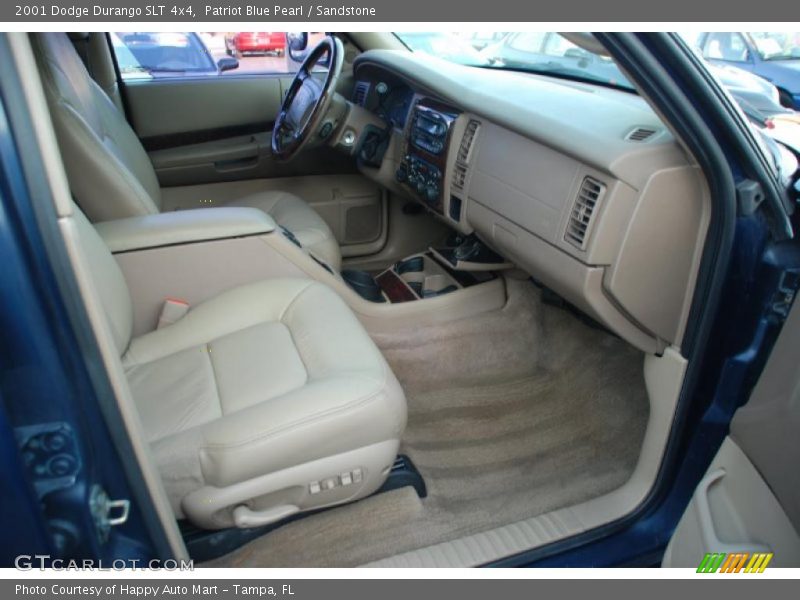 Patriot Blue Pearl / Sandstone 2001 Dodge Durango SLT 4x4