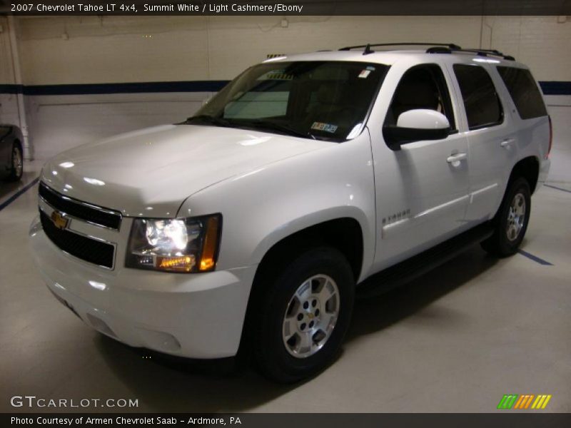 Summit White / Light Cashmere/Ebony 2007 Chevrolet Tahoe LT 4x4