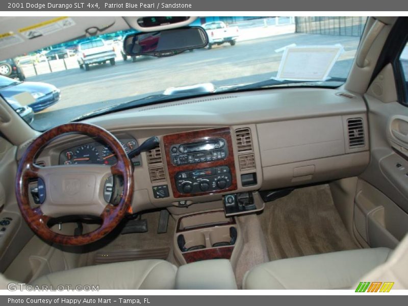 Patriot Blue Pearl / Sandstone 2001 Dodge Durango SLT 4x4