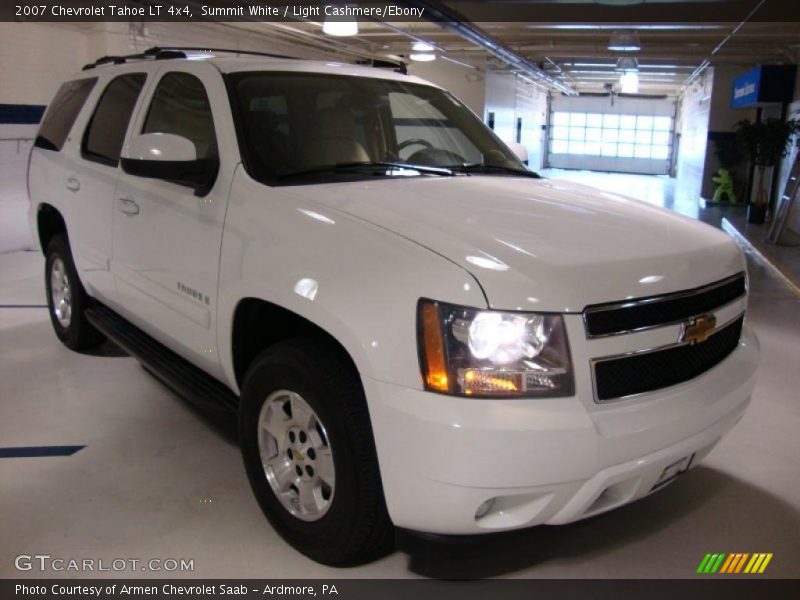 Summit White / Light Cashmere/Ebony 2007 Chevrolet Tahoe LT 4x4