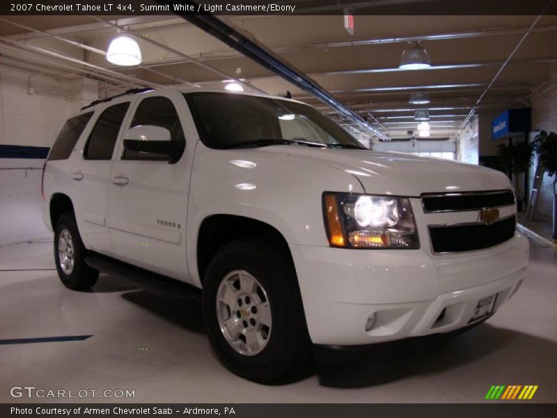 Summit White / Light Cashmere/Ebony 2007 Chevrolet Tahoe LT 4x4