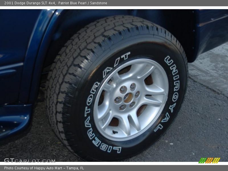 Patriot Blue Pearl / Sandstone 2001 Dodge Durango SLT 4x4