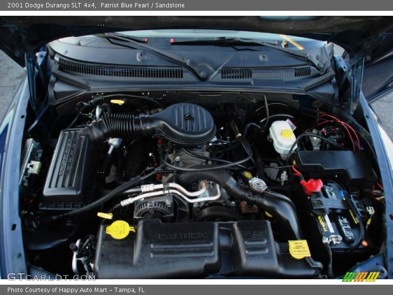 Patriot Blue Pearl / Sandstone 2001 Dodge Durango SLT 4x4
