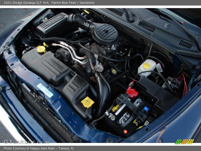Patriot Blue Pearl / Sandstone 2001 Dodge Durango SLT 4x4