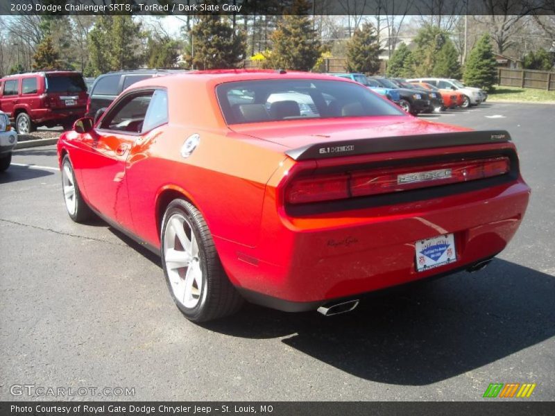 TorRed / Dark Slate Gray 2009 Dodge Challenger SRT8