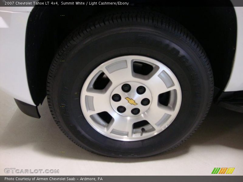 Summit White / Light Cashmere/Ebony 2007 Chevrolet Tahoe LT 4x4