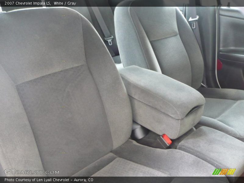 White / Gray 2007 Chevrolet Impala LS