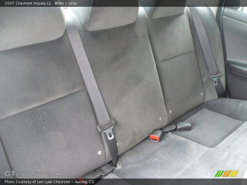 White / Gray 2007 Chevrolet Impala LS