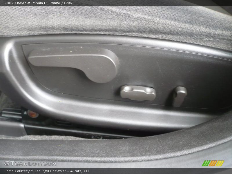 White / Gray 2007 Chevrolet Impala LS